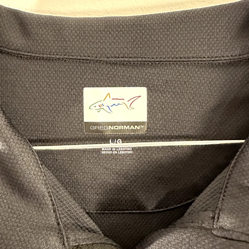 Greg Norman Mens Active Quarter Zip Top Classic Fit Fabric Golf Large - Picture 4 of 6